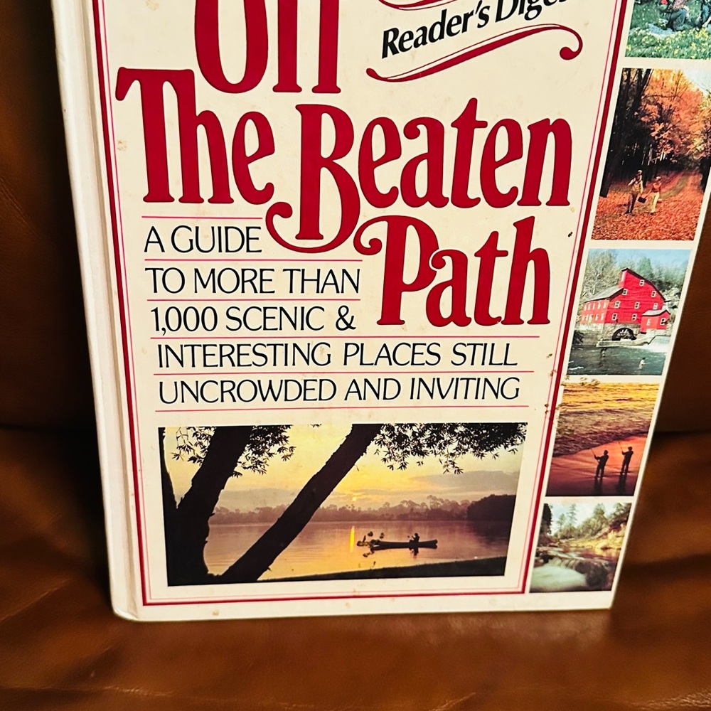 1987 Off The Beaten Path Book - White and Red
